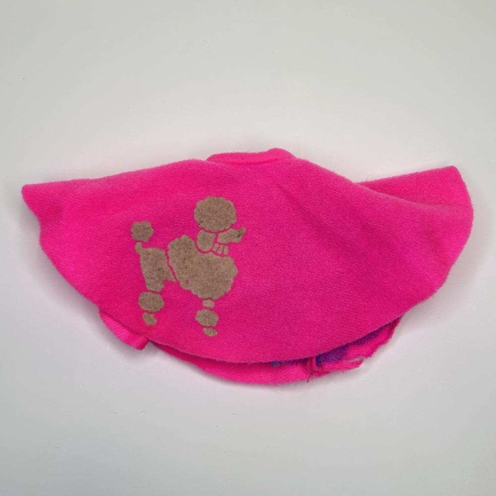1987 Barbie and the Sensations 4978 Poodle Pink Dog Skirt Replacement‎ Only